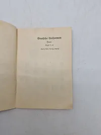 Originalt ww2 hæfte med tyske uniformer
