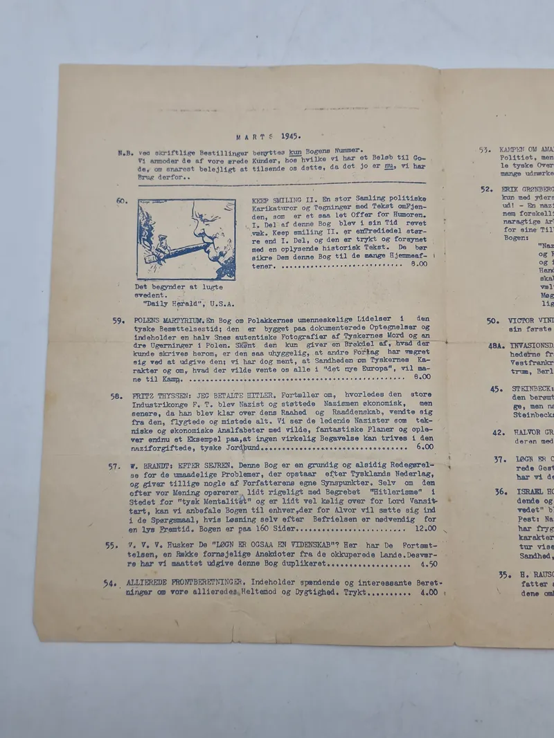 Originalt illegalt blad - ww2
