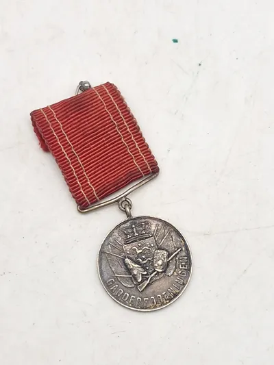 Original sølv medalje - Garderforeningen