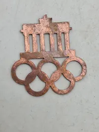 Originalt tysk olympiade mærke - 1936 (Stor udgave)