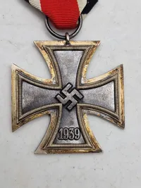 Originalt eisernes kreuz 2. klasse fremstiller No. 25 Arbeitsgemeinschaft Der Graver-Gold-Und. Hanu