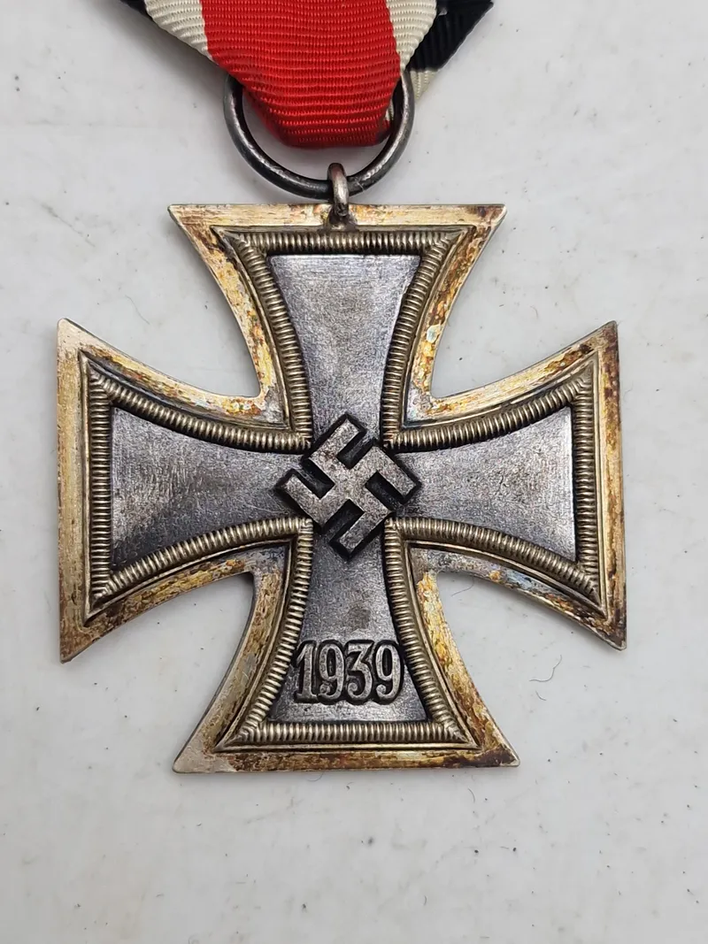Originalt eisernes kreuz 2. klasse fremstiller No. 25 Arbeitsgemeinschaft Der Graver-Gold-Und. Hanu