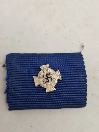 Original Treue Dienst 25 Jahre Kreuz single ribbon