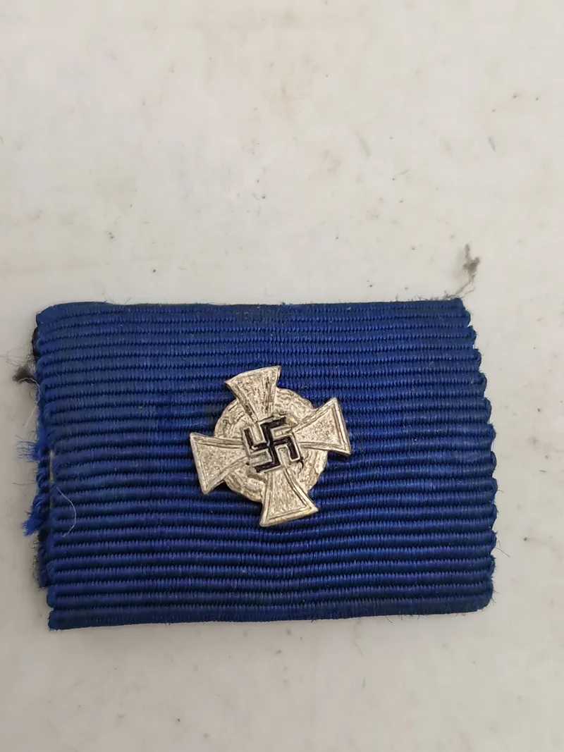 Original Treue Dienst 25 Jahre Kreuz single ribbon