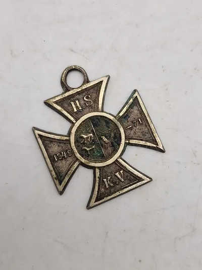 Originalt Mitgliedsabzeichen Kriegerverein Holstein 1848-1871