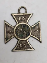 Originalt Mitgliedsabzeichen Kriegerverein Holstein 1848-1871