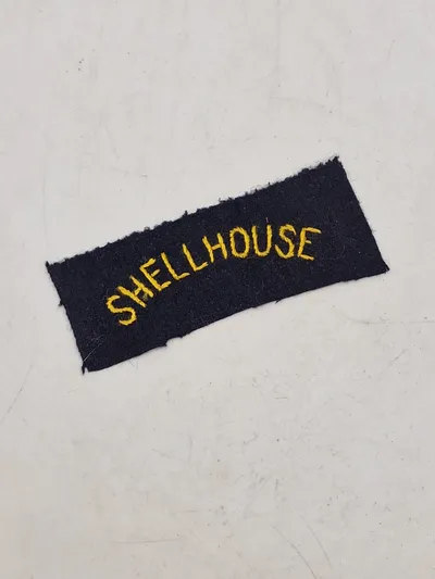 Sjælden original patch for den modstandsgruppe som holdte til på Shellhuset
