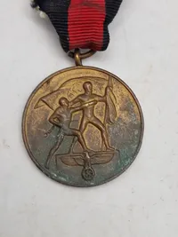 Original Medaille zur Erinnerung an den 01. Oktober 1938