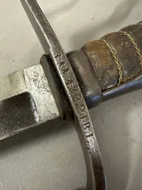 Original Dansk Artillerisabel Model 1869