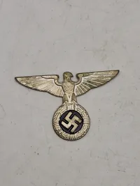 Originalt tidligt capbadge og knap for politisk leder