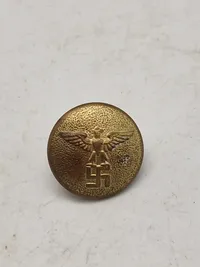Originalt tidligt capbadge og knap for politisk leder