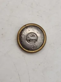 Originalt tidligt capbadge og knap for politisk leder