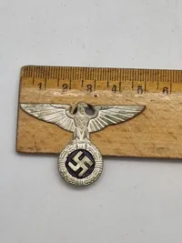 Originalt tidligt capbadge og knap for politisk leder