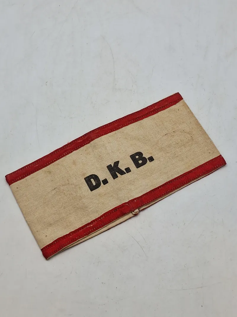 Originalt ww2 armbind for danske kvinders beredskab