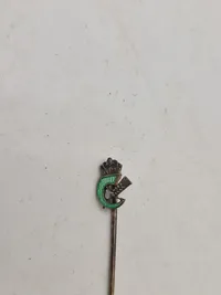 Original sølv medalje og pin for trofast tjeneste på Carlsberg