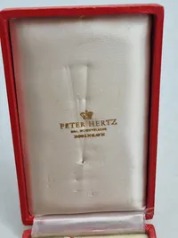 Original sølv medalje og pin for trofast tjeneste på Carlsberg