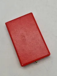 Original sølv medalje og pin for trofast tjeneste på Carlsberg