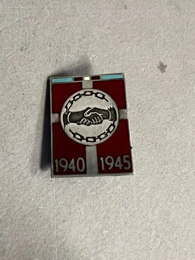 Original Dansk pin fra modstandsbevægelsen