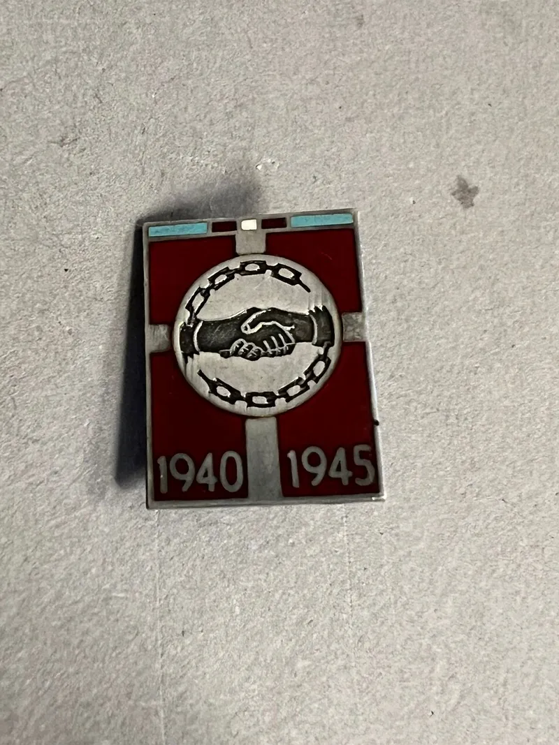 Original Dansk pin fra modstandsbevægelsen
