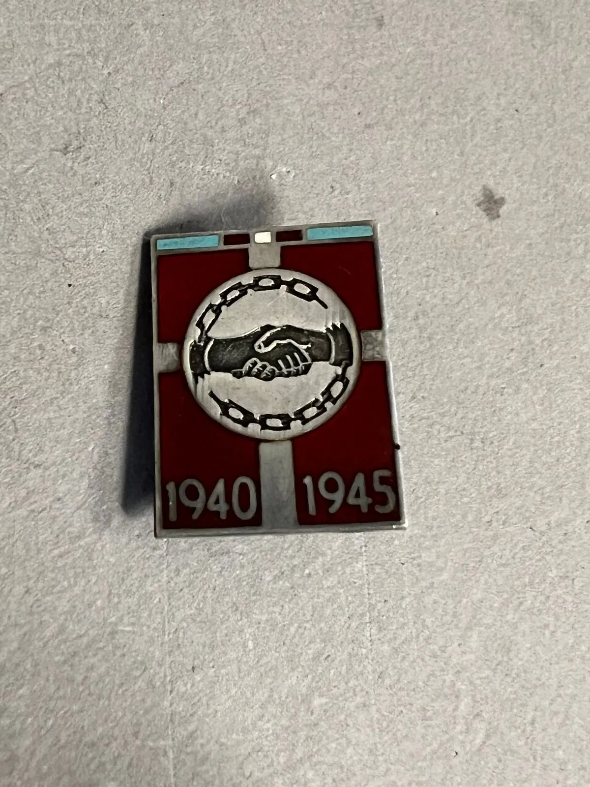 Original Dansk pin fra modstandsbevægelsen