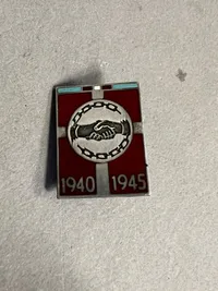 Original Dansk pin fra modstandsbevægelsen