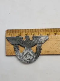 Originalt tysk politi cap badge - ww2