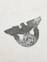 Originalt tysk politi cap badge - ww2