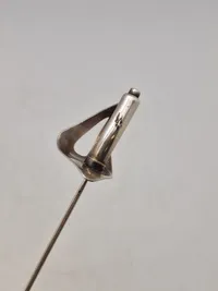 Veludført miniature sabel af sterlingsølv