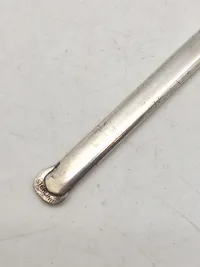 Veludført miniature sabel af sterlingsølv