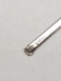Veludført miniature sabel af sterlingsølv