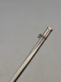 Veludført miniature sabel af sterlingsølv