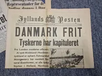 Lot diverse blade og aviser - originalt og genoptryk