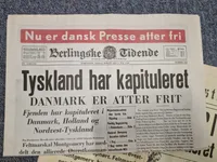 Lot diverse blade og aviser - originalt og genoptryk