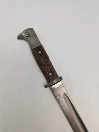 Original tysk udgangsbajonet (Politi) med mangler/modificeringer