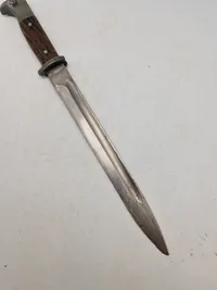 Original tysk udgangsbajonet (Politi) med mangler/modificeringer