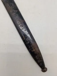 Original tysk udgangsbajonet (Politi) med mangler/modificeringer