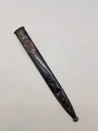 Original tysk udgangsbajonet (Politi) med mangler/modificeringer