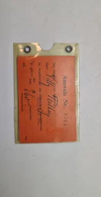 Originalt  Dansk ID kort og Ausweis WW2