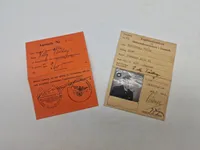 Originalt  Dansk ID kort og Ausweis WW2