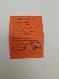 Originalt  Dansk ID kort og Ausweis WW2