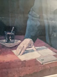 Stort originalt billede af Lenin - skal afhentes i Vordingborg