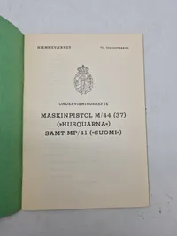 Maskinpistol M/44 samt MP/41