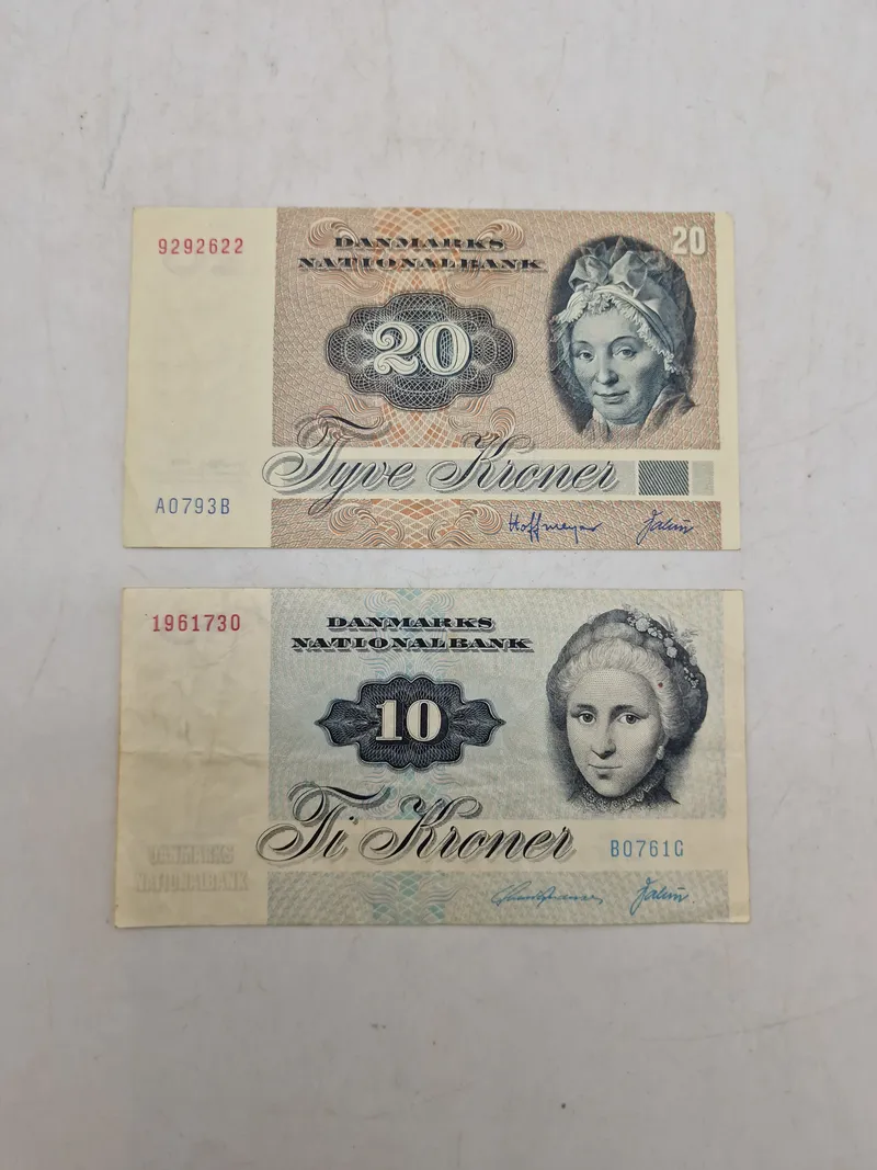 Originale danske sedler