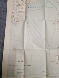 Originalt kort over skydeterrænet på Amager fælled