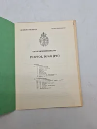 UNDERVISNINGSHEFTE

PISTOL M/46 (FN)