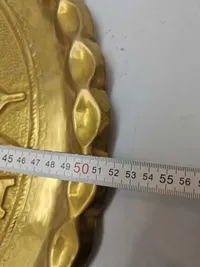 Original kæmpe stor messing plakette - United States Navy
