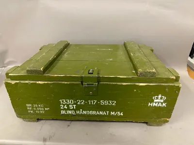 Original kasse til blind M54 håndgranater