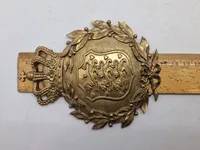 Originalt dansk M/23 nummerplade logo - det helt store for kampvogn