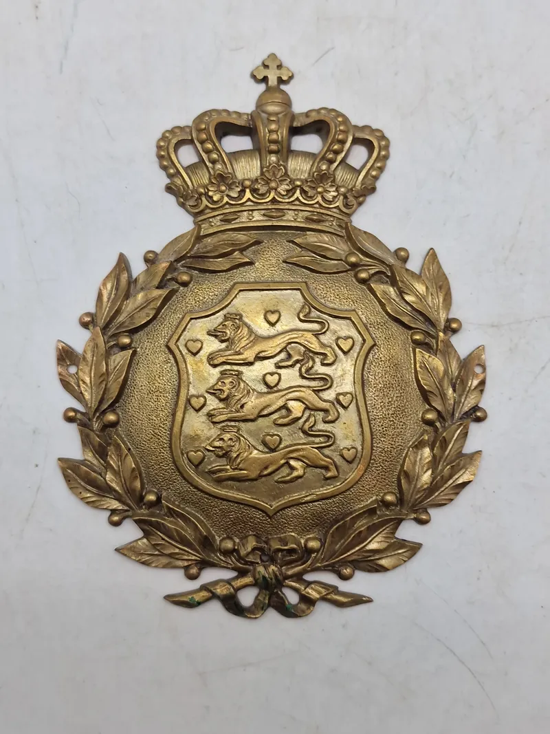 Originalt dansk M/23 nummerplade logo - det helt store for kampvogn
