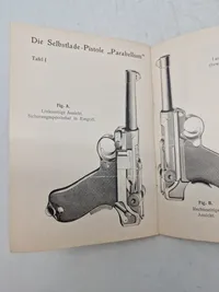 Die

Selbstlade-Pistole „PARABELLUM“

Deutsche Waffen- und Munitionsfabriken Berlin.